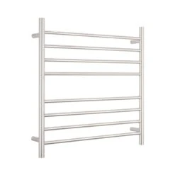 Radiant Round Ladder Towel 8 Bars 750X750mm RTR06 (240V) | Radiant -HERA Bathware Sales radiant round ladder towel 8 bars 750x750mm rtr06 240v radiantbottom leftbrushed satinheated towel railradiant 330529