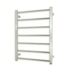 Radiant Square Ladder Towel 7 Bars 600x800mm STR01 (240V) | Radiant 11 Radiant Square Ladder Towel 7 Bars 600x800mm STR01 (240V) | Radiant -HERA Bathware Sales radiant square ladder towel 7 bars 600x800mm str01 240v radiantbottom leftbrushed satinheated towel railradiant 795401