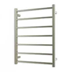 Radiant Square Ladder Towel 7 Bars 600x800mm STR01 (240V) | Radiant 6 Radiant Square Ladder Towel 7 Bars 600x800mm STR01 (240V) | Radiant -HERA Bathware Sales radiant square ladder towel 7 bars 600x800mm str01 240v radiantbottom leftcool brushed nickelheated towel railradiant 906933