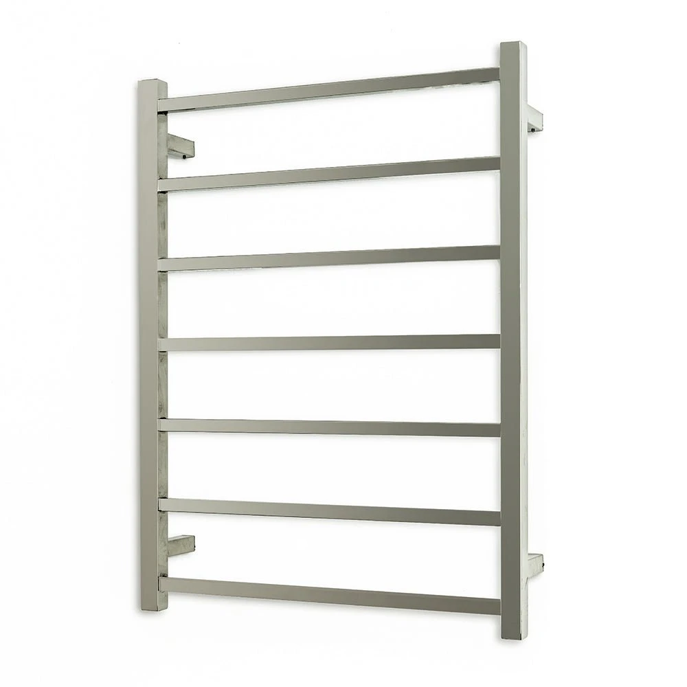 Radiant Square Ladder Towel 7 bars 600x800mm STR01 (240V) | Radiant Radiant Square Ladder Towel 7 Bars 600x800mm STR01 (240V) | Radiant -HERA Bathware Sales radiant square ladder towel 7 bars 600x800mm str01 240v radiantbottom leftcool brushed nickelheated towel railradiant 906933