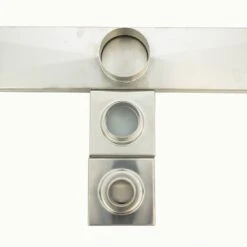 Radiant Tile Insert Floor Grate 900mm (74mm Outlet) -HERA Bathware Sales radiant tile insert floor grate 900mm 74mm outletbrushed bronzewasteradiant 256101 1