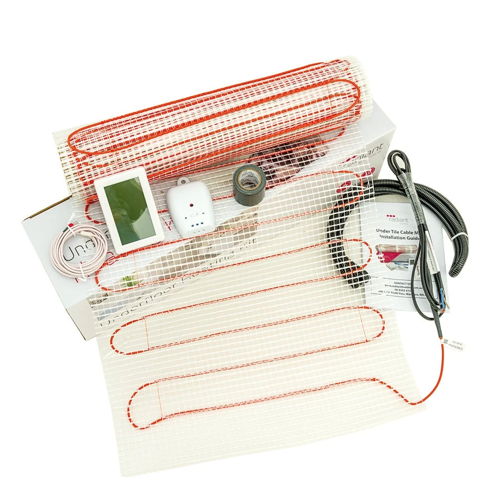 Radiant Underfloor Heating 200W *Under Tile Cable Mat Kit* (Bathroom) Radiant Underfloor Heating 200W *Under Tile Cable Mat Kit* (Bathroom) -HERA Bathware Sales radiant underfloor heating 150w under tile cable mat kit living areas60 to 79sqm coveragebathroom accessoriesradiant 638220