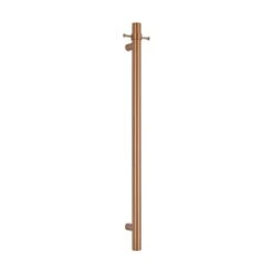 Radiant Vertical Single Heated Towel Bar (12v) - Brushed Bronze 3 Radiant Vertical Single Heated Towel Bar (12v) - Brushed Bronze -HERA Bathware Sales radiant vertical single heated towel bar 12v brushed bronzebrushed bronzeone vertical heated rail with hookheated towel railradiant 438876