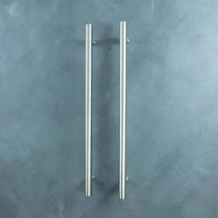 Radiant Vertical Single Heated Towel Bar (12v) - Brushed Satin -HERA Bathware Sales radiant vertical single heated towel bar 12v brushed satinbrushed satinone vertical heated rail with hookheated towel railradiant 320154