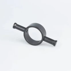 Radiant Vertical Single Heated Towel Bar (12v) - Matte Black -HERA Bathware Sales radiant vertical single heated towel bar 12v matte blackmatte blackone vertical heated rail with hookheated towel railradiant 187793