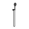 RAIN 3 Function Rail Shower Bracket Round - Matte Black -HERA Bathware Sales rain 3 function rail shower bracket round matte blackmatte blackhand showernero tapware 238023