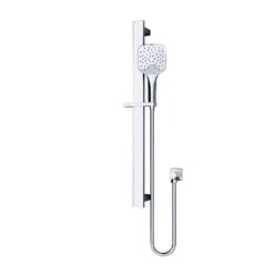 RAIN 3 Function Rail Shower Square - Chrome