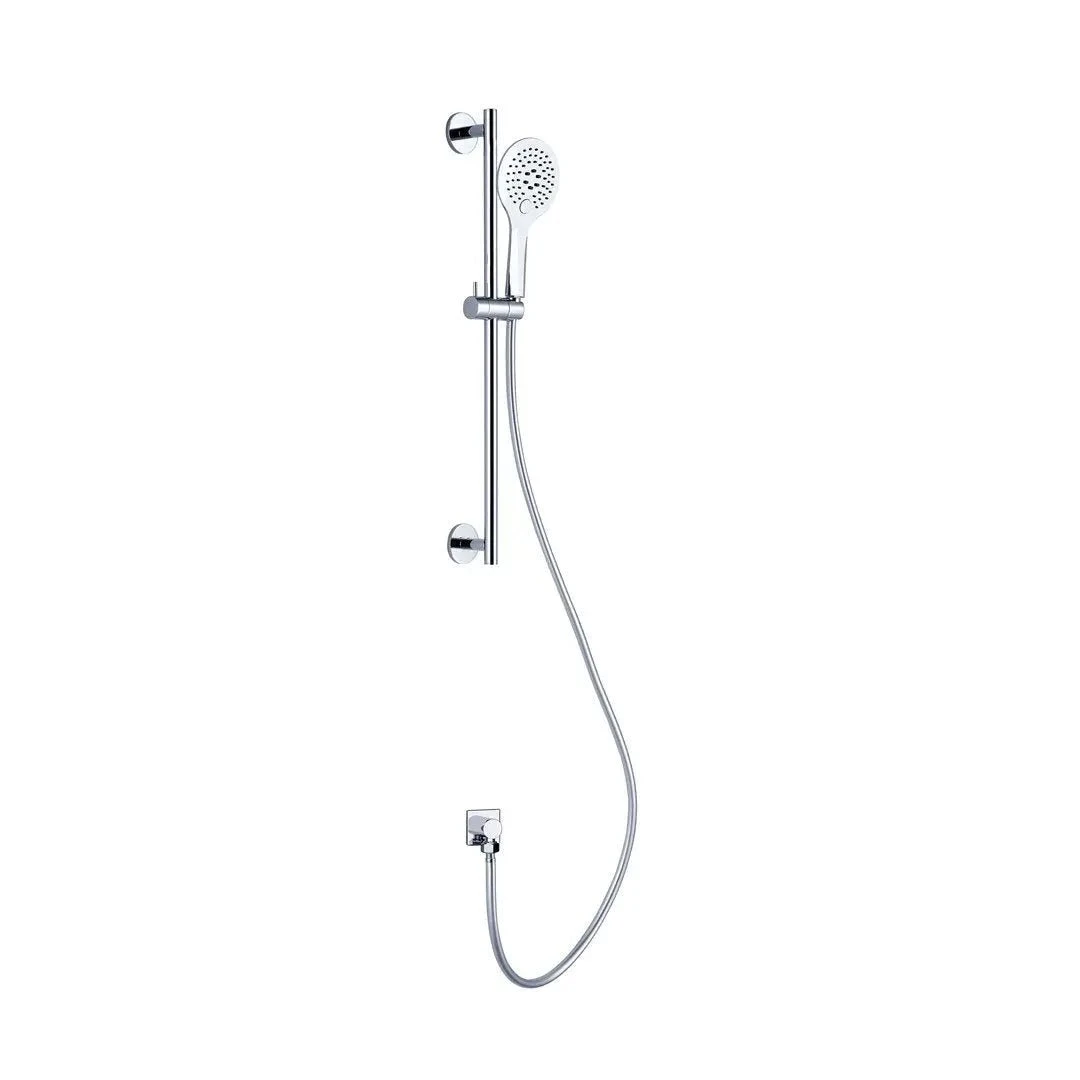 Rain Shower Rail With Push Button Shower - Chrome Rain Shower Rail With Push Button Shower - Chrome -HERA Bathware Sales rain shower rail with push button shower chromechromeshower railsnero tapware 515772