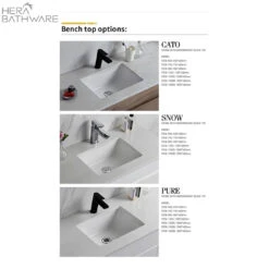 Rocky Gloss White Free Standing Vanity - 600mm -HERA Bathware Sales rocky gloss white free standing vanity 600mmvanitiesaulic 778201