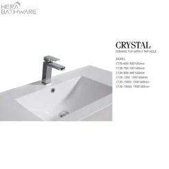 Rocky Gloss White Free Standing Vanity - 750mm Drawers On LEFT -HERA Bathware Sales rocky gloss white free standing vanity 750mm drawers on leftvanitiesaulic 160057