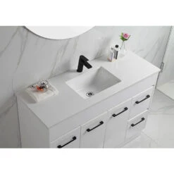 Rocky Gloss White Free Standing Vanity - 900mm Drawers On RIGHT 8 Rocky Gloss White Free Standing Vanity - 900mm Drawers On RIGHT -HERA Bathware Sales rocky gloss white free standing vanity 900mm drawers on rightvanitiesaulic 325844