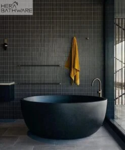 Romeo Freestanding Stone Bath -HERA Bathware Sales romeo freestanding stone bathoverflow waste1500x600mmbathtubpietra bianca 957257