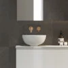 Rose Basin 320mm White Gloss 2 Rose Basin 320mm White Gloss -HERA Bathware Sales rose basin 320mm white glossgloss whitetimberline 970925