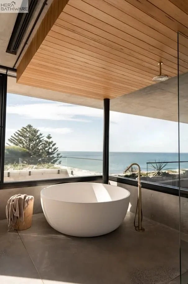 Round Freestanding Bath Spout and Hand Shower Round Freestanding Bath Spout And Hand Shower -HERA Bathware Sales round freestanding bath spout and hand showerchromefreestanding bath mixermeir 122250