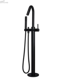 Round Freestanding Bath Spout And Hand Shower 14 Round Freestanding Bath Spout And Hand Shower -HERA Bathware Sales round freestanding bath spout and hand showerchromefreestanding bath mixermeir 696352