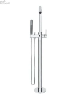 Round Freestanding Bath Spout And Hand Shower 20 Round Freestanding Bath Spout And Hand Shower -HERA Bathware Sales round freestanding bath spout and hand showerchromefreestanding bath mixermeir 868207