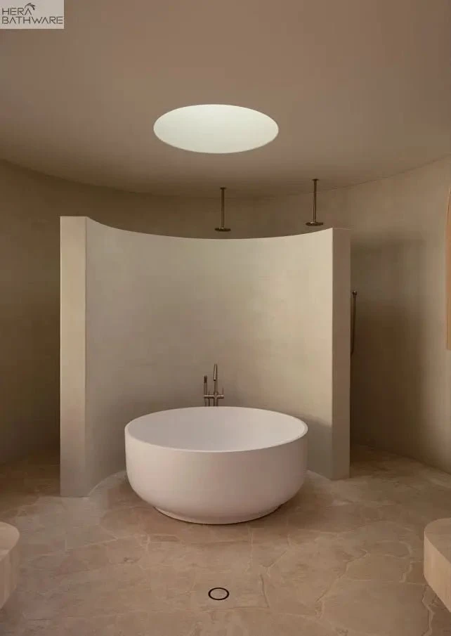 Round Freestanding Bath Spout and Hand Shower Round Freestanding Bath Spout And Hand Shower -HERA Bathware Sales round freestanding bath spout and hand showerchromefreestanding bath mixermeir 984007