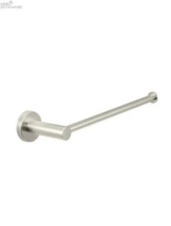 Round Guest Towel Rail -HERA Bathware Sales round guest towel railbrushed nickelbathroom accessoriesmeir 138018