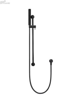 Round Hand Shower On Rail Column