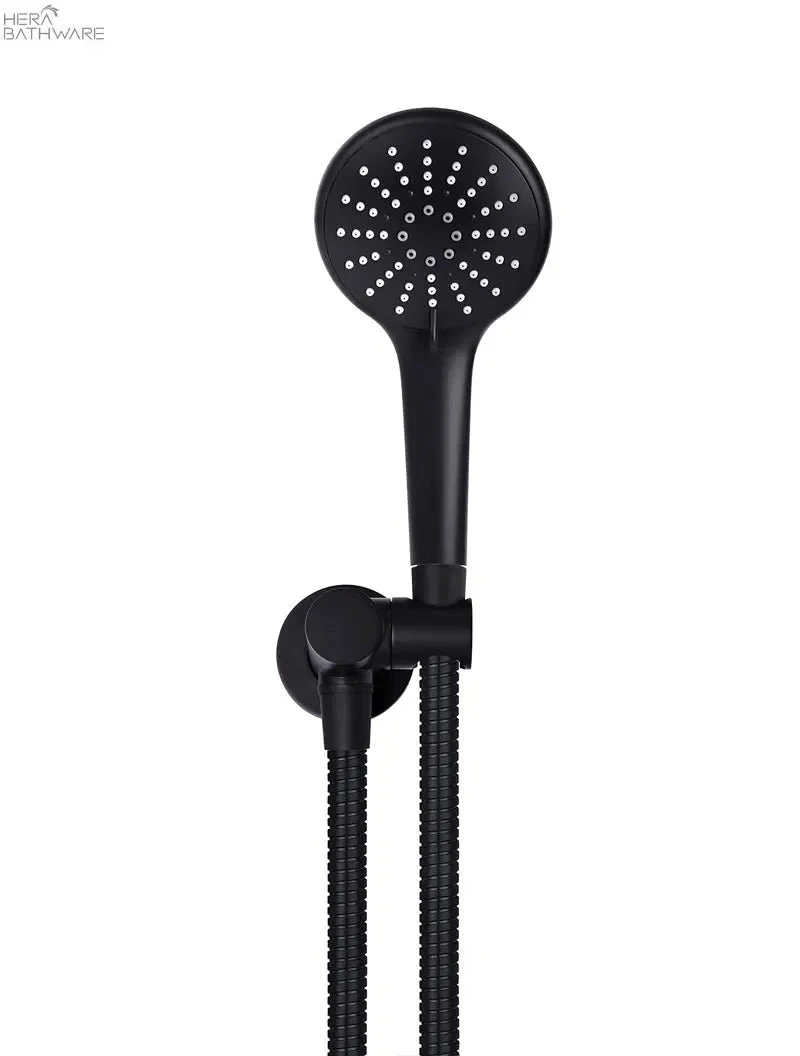 Round Hand Shower on Swivel Bracket Round Hand Shower On Swivel Bracket -HERA Bathware Sales round hand shower on swivel bracketmatte blacktapwaremeir 269607