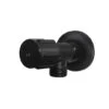 Round Mini Stop Cistern Tap With Backplate - Matte Black -HERA Bathware Sales round mini stop cistern tap with backplate matte blackmatte blackbathroom accessoriesmeir 354527
