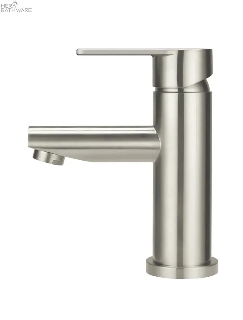 Round Paddle Basin Mixer Round Paddle Basin Mixer -HERA Bathware Sales round paddle basin mixerbrushed nickeltapwaremeir 490025