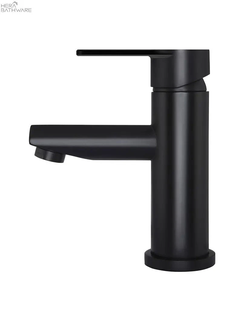 Round Paddle Basin Mixer Round Paddle Basin Mixer -HERA Bathware Sales round paddle basin mixermatte blacktapwaremeir 862773