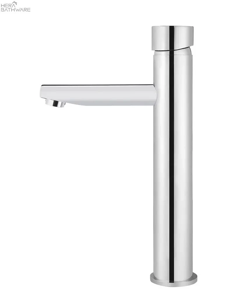 Round Pinless Tall Basin Mixer Round Pinless Tall Basin Mixer -HERA Bathware Sales round pinless tall basin mixerchrometapwaremeir 750268