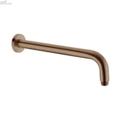 ROUND Shower Arm 330mm -HERA Bathware Sales round shower arm 330mmbrushed bronzeshower armnero tapware 682142