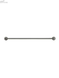 Round Single/Double Towel Rail 600mm -HERA Bathware Sales round singledouble towel rail 600mmsingle towel railgun metalbathroom accessoriesmeir 405296