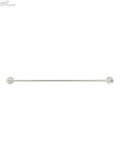 Round Single/Double Towel Rail 600mm -HERA Bathware Sales round singledouble towel rail 600mmsingle towel railgun metalbathroom accessoriesmeir 920107