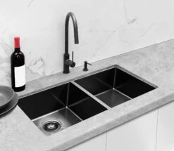 Round Soap Dispenser | Meir 5 Round Soap Dispenser | Meir -HERA Bathware Sales round soap dispenser meirmatte blackkitchen accessoriesmeir 385380