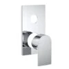 ROUND SQUARE WALL MIXER WITH DIVERTER - TRIM KIT