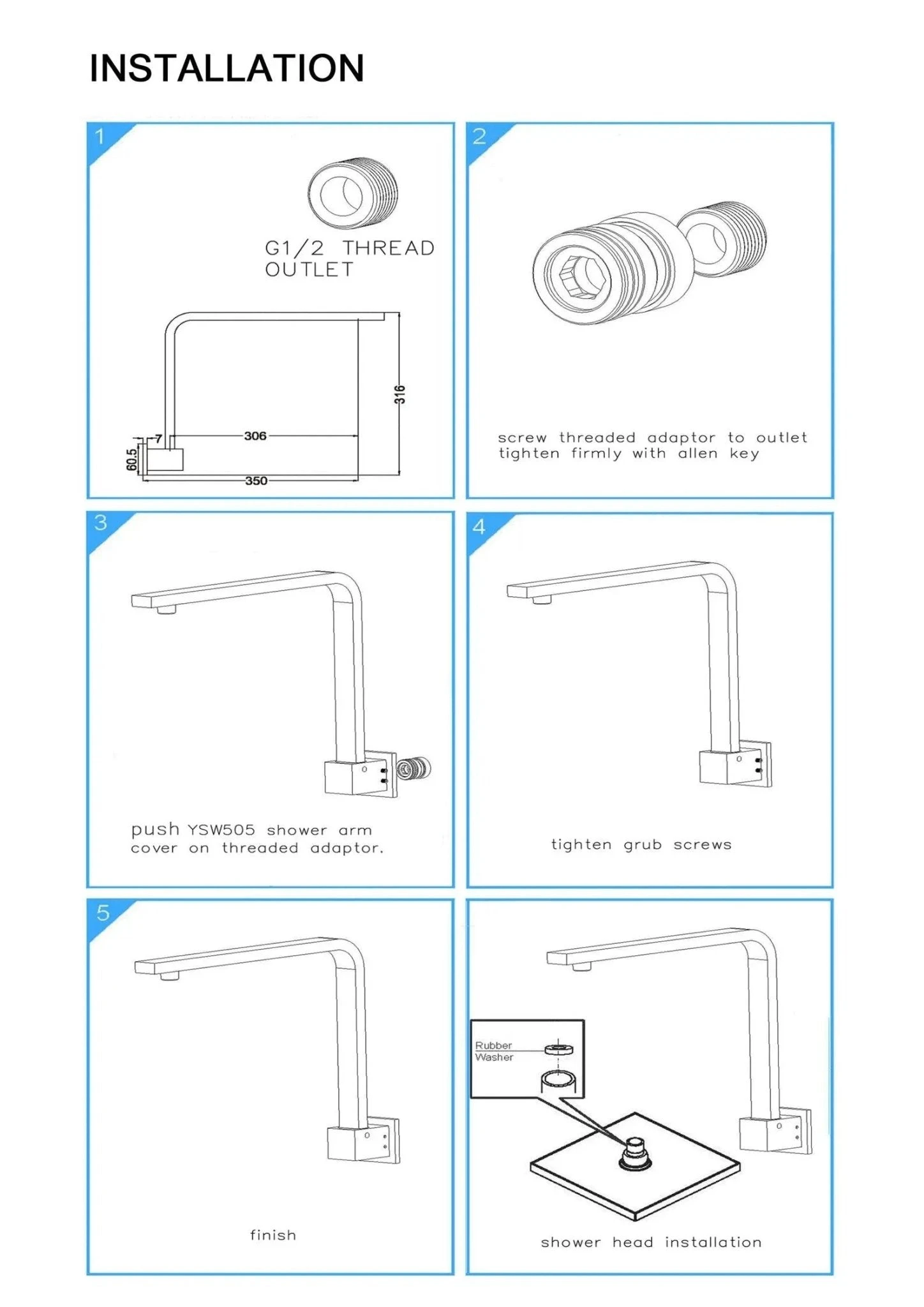 ROUND SWIVEL SHOWER ARM ROUND SWIVEL SHOWER ARM -HERA Bathware Sales round swivel shower armbrushed goldshower armnero tapware 825758