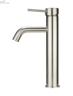 Round Tall Basin Mixer Curved | Meir 21 Round Tall Basin Mixer Curved | Meir -HERA Bathware Sales round tall basin mixer curved meirbrushed nickeltapwaremeir 278855