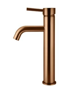 Round Tall Basin Mixer Curved | Meir