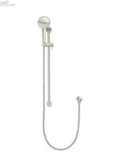 Round Three Function Hand Shower On Rail Column 10 Round Three Function Hand Shower On Rail Column -HERA Bathware Sales round three function hand shower on rail columnbrushed nickelshower railsmeir 587135