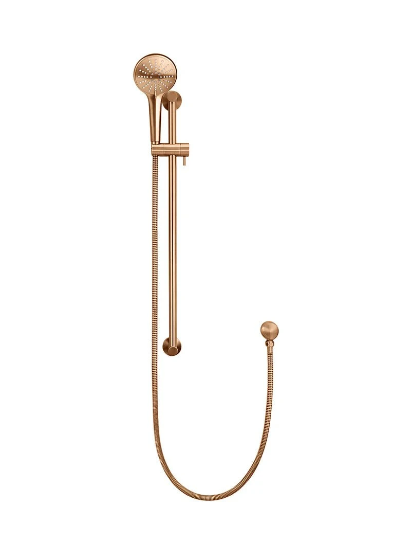 Round Three Function Hand Shower on Rail Column Round Three Function Hand Shower On Rail Column -HERA Bathware Sales round three function hand shower on rail columnlustre bronzeshower railsmeir 824787