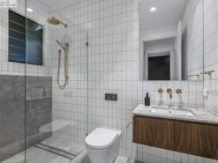 Round Wall Shower Arm 400mm 4 Round Wall Shower Arm 400mm -HERA Bathware Sales round wall shower arm 400mmchromecurved shower armshower armmeir 933171