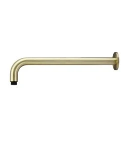 Round Wall Shower Arm 400mm 20 Round Wall Shower Arm 400mm -HERA Bathware Sales round wall shower arm 400mmtige bronzecurved shower armshower armmeir 107282