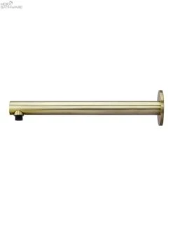 Round Wall Shower Arm 400mm 10 Round Wall Shower Arm 400mm -HERA Bathware Sales round wall shower arm 400mmtige bronzestraight shower armshower armmeir 507189