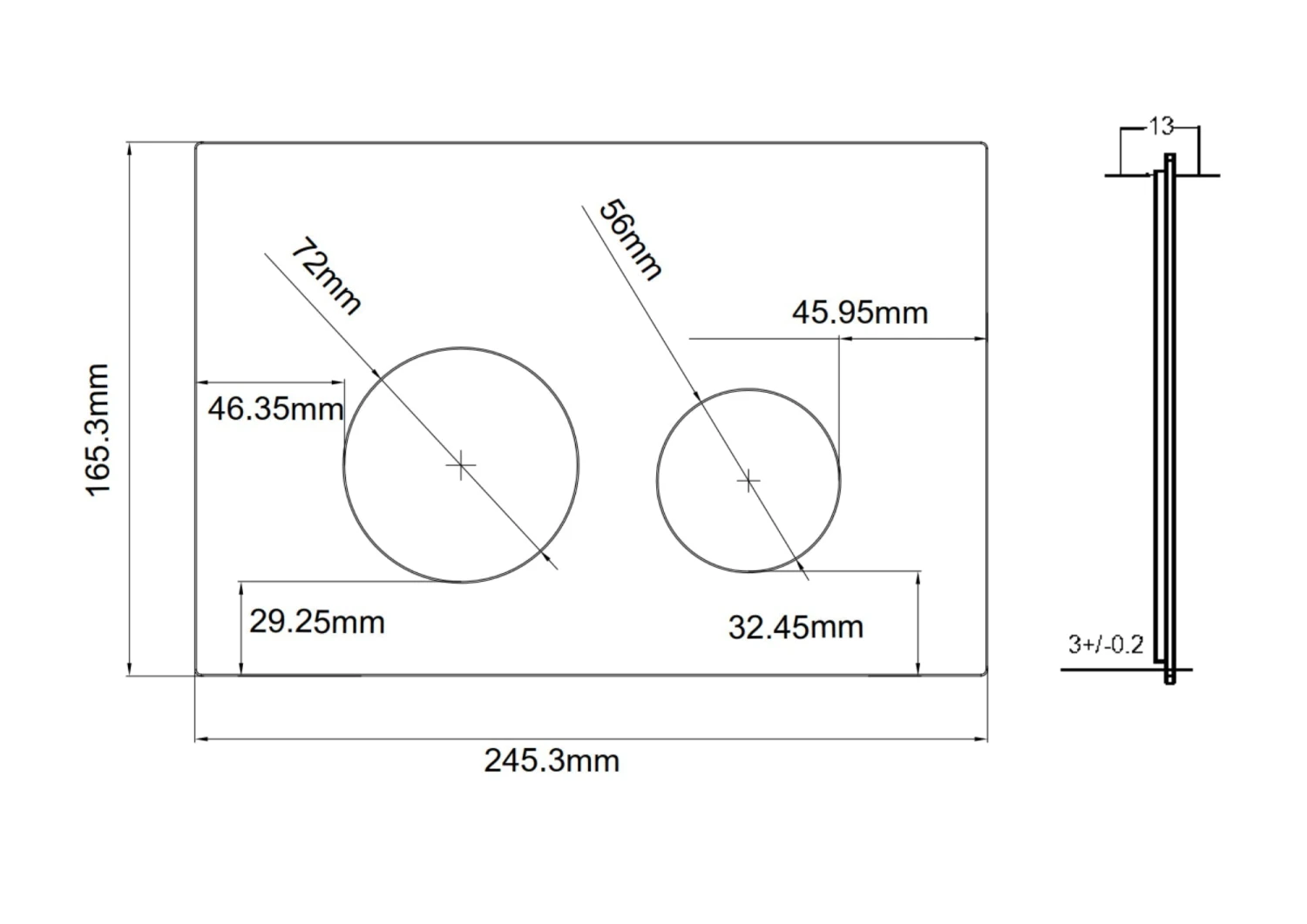 R&T Tyler Round Button, Porcelain Marble Grey R&T Tyler Round Button, Porcelain Marble Grey -HERA Bathware Sales rt tyler round button porcelain marble greytoilet suitescob pen 784306