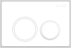 R&T Waze Round Button, Matte White