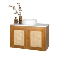 Santiga Teak Bathroom Vanity CabinetOnly
