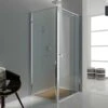 Semi-Frameless Pivot Screen - Chrome - 1950H - 700mm-780mm Front & Return Panel -HERA Bathware Sales semi frameless pivot screen chrome 1950h 700mm 780mm front return panelchromeu channelshower screencomplex 147065