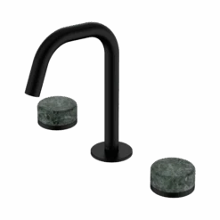 Serenity Basin Set Edge Spout -HERA Bathware Sales serenity basin set edge spoutmatte blackverde alpi 6 weeks lead timeedge basin setnero tapware 615638