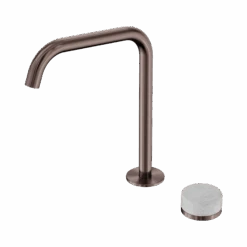 Serenity Progressive Bath/Kitchen Mixer Edge Spout 5 Serenity Progressive Bath/Kitchen Mixer Edge Spout -HERA Bathware Sales serenity progressive bathkitchen mixer edge spoutbrushed bronzecarraramixer tapnero tapware 977664