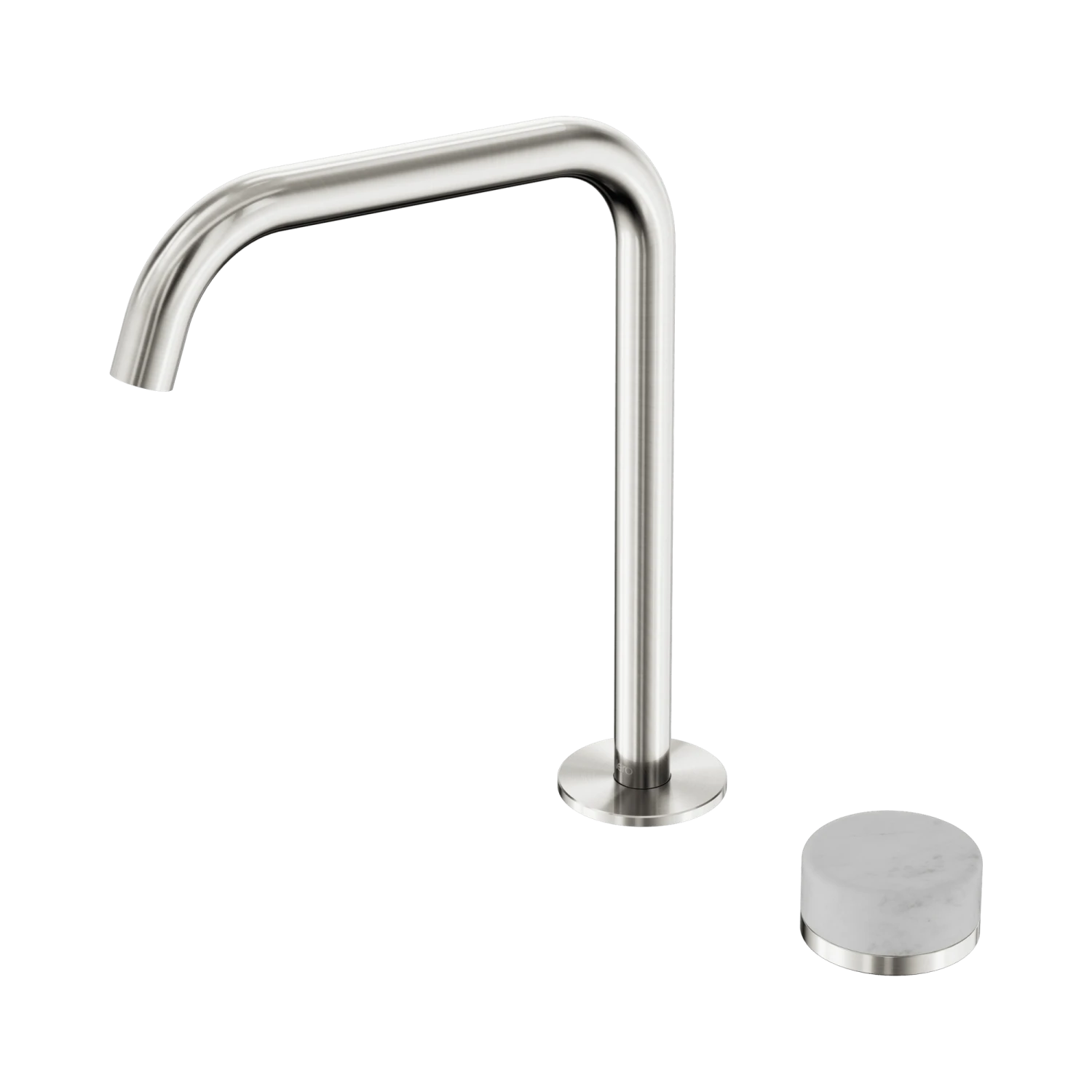 Serenity Progressive Bath/Kitchen Mixer Edge Spout Serenity Progressive Bath/Kitchen Mixer Edge Spout -HERA Bathware Sales serenity progressive bathkitchen mixer edge spoutbrushed nickelcarraramixer tapnero tapware 687140