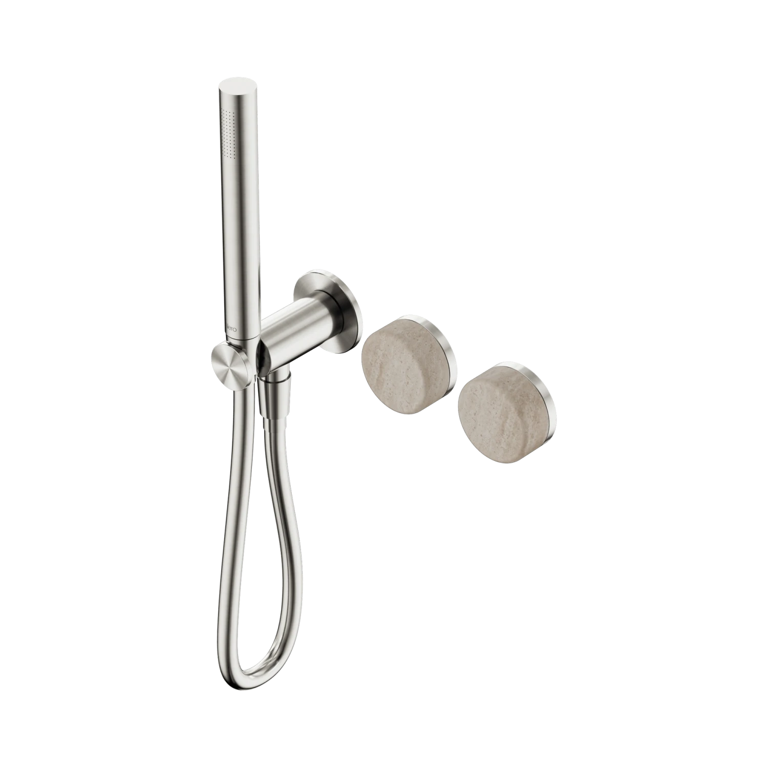 Serenity Progressive Shower System And Slim Shower Serenity Progressive Shower System And Slim Shower -HERA Bathware Sales serenity progressive shower system and slim showerbrushed nickelrome travertineshower systemnero tapware 223992