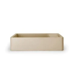 Shelf 02 Basin - Surface Mount (Without Taphole) -HERA Bathware Sales shelf 02 basin surface mount without tapholewithout overflowcustardnood co 716600